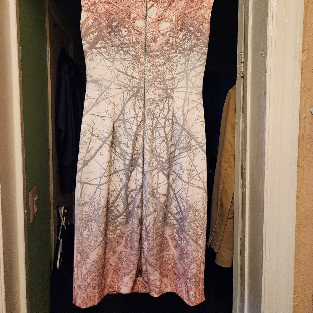 Kay Unger New York, Multiple Colored Branchy Patt… - image 7